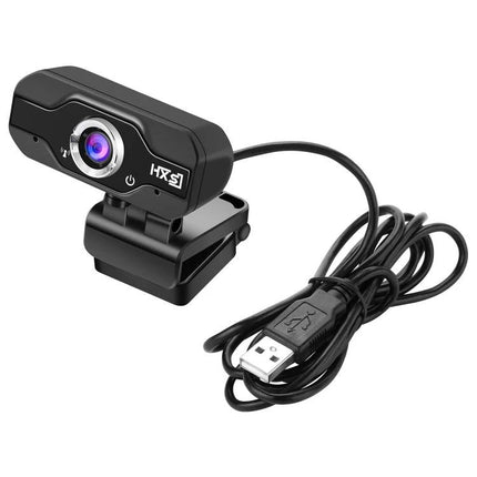 HXSJ S50 HD Webcam with Built-in Microphone for Laptops and Desktops — 720P USB webcam with clip mount and built-in mic for clear video calls