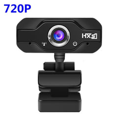 HXSJ S50 720P HD Webcam with 100MP, 30fps, 10m Microphone, Adjustable Design for Desktop/Laptop/Smart TV