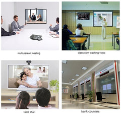 HXSJ S50 720P HD Webcam with 100MP, 30fps, 10m Microphone, Adjustable Design for Desktop/Laptop/Smart TV