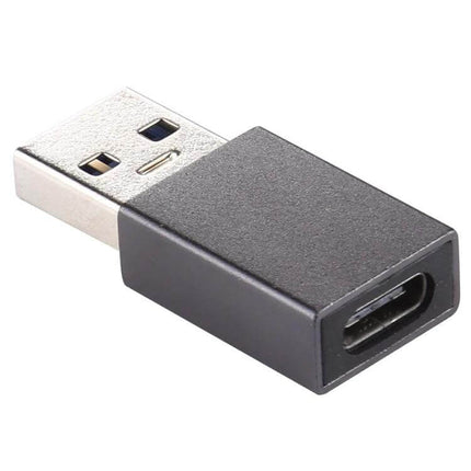 Aluminum USB 3.0 Adapter for Type-C Device Connections - compact aluminum USB 3.0 to Type-C adapter for fast file transfer and peripheral compatibility