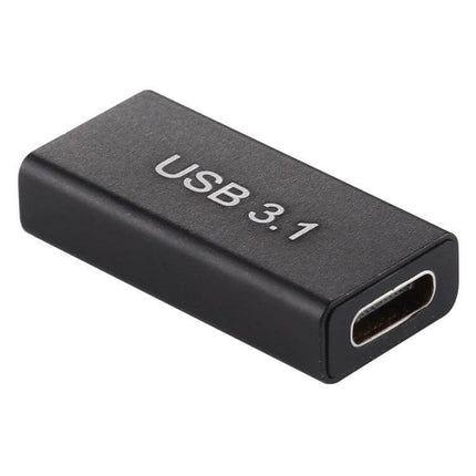 Aluminum Alloy Type-C to USB 3.0 Female Adapter for Connectivity - compact black USB 3.1 Type-C to USB 3.0 female aluminum adapter