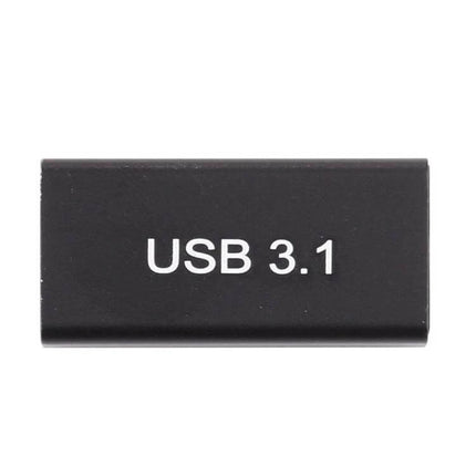 Aluminum Alloy Type-C to USB 3.0 Female Adapter for Connectivity - compact black aluminum USB 3.1 adapter for Type-C to USB 3.0 peripherals