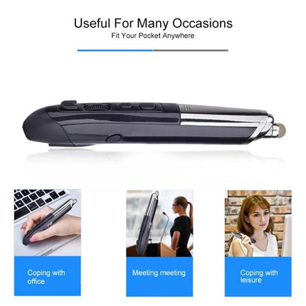 Wireless Optical Mouse with Stylus and Laser Pointer in pen design for presentations, meetings, office and travel use