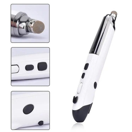 Wireless Optical Mouse with Stylus and Laser Pointer