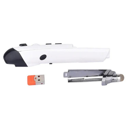 Wireless Optical Mouse with Stylus and Laser Pointer