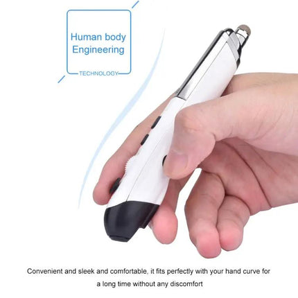 Wireless Optical Mouse with Stylus and Laser Pointer