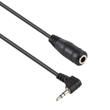 Handy Audio Cable Adapter for Connecting Devices in Daily Use - black 2.5mm to 3.5mm right-angle audio adapter cable for MP3 players and headphones