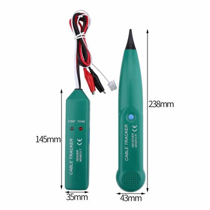 BSIDE Telephone Line Cable Tracker for RJ11 and RJ45 Lines handheld tone generator and probe kit for testing continuity and locating breaks