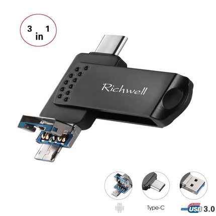 Richwell USB Drive for Everyday File Storage and Transfer