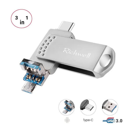Richwell USB Drive for Everyday File Storage and Transfer