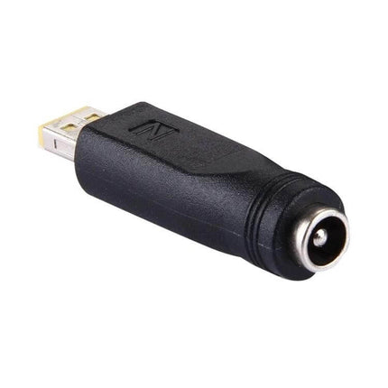 Universal Power Adapter for Lenovo Laptops and Tablets - compact black travel DC plug adapter for Lenovo laptops and tablets