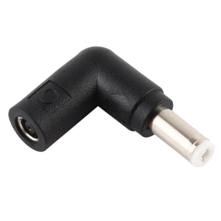Laptop Power Adapter for Mismatched Connector Interfaces 4.5x3.0mm female to 5.5x2.1mm male right-angle adapter for laptop charging