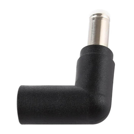 Laptop Power Adapter for Mismatched Connector Interfaces — 4.5x3.0mm female to 5.5x2.1mm male L-shaped converter for travel and shared chargers