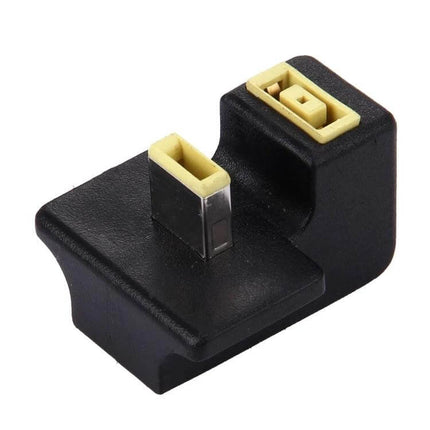 Big Square USB Adapter for Lenovo Laptops and Devices - black female-to-male first-generation square connector for charging and data transfer
