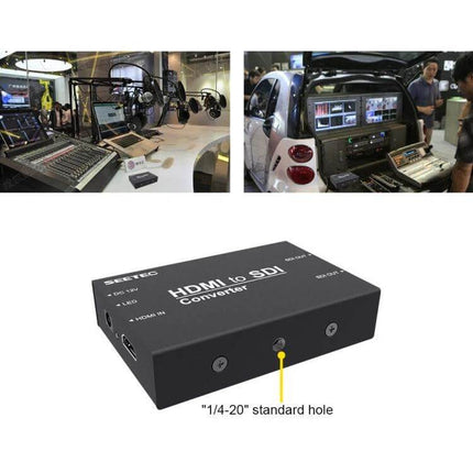 SEETEC HDMI to Dual SDI Output Converter for Video Use - compact HDMI to dual SDI converter for live broadcast and video production setups