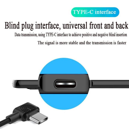 Veikk A50 10x6 Inch Graphic Tablet for Digital Drawing - close-up Type-C interface and blind plug showing reversible USB-C connector