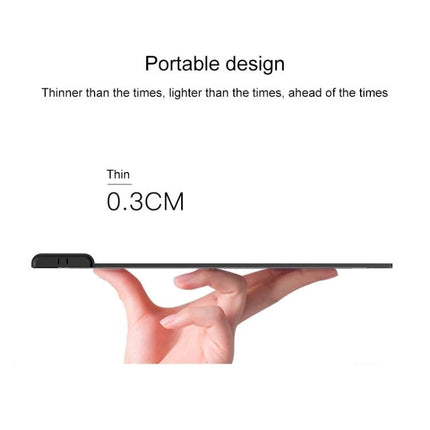 VEIKK S640 6x4 Inch Portable Graphic Drawing Tablet showing ultra-thin 0.3CM profile and portable design held on fingertips
