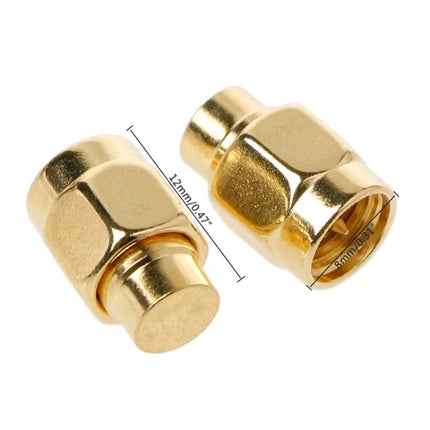 RF Coaxial SMA Male Termination Load for Electronic Devices gold-plated SMA male dummy load 50Ω 12mm compact