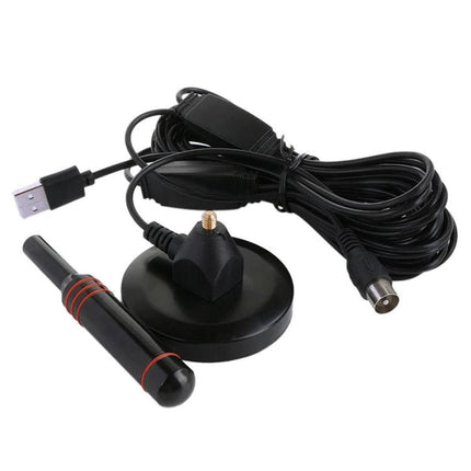 Portable High-Gain TV Antenna for Digital Signal Reception USB indoor magnetic mount antenna with coax cable