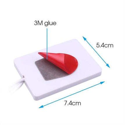 4G LTE Antenna with SMA Male Connector for Signal Boosting on Routers - compact adhesive mount 7.4x5.4cm with 3M glue for improved reception
