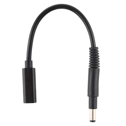 USB-C to 4.8mm Power Adapter Charger Cable for Devices - compact 19.5cm lightweight black adapter cable for earbuds and small gadgets