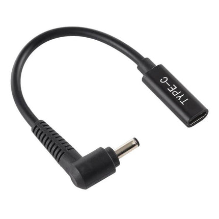 USB-C to 4.0 x 1.35mm DC Power Adapter Charging Cable compact 16.5cm travel charging cable for laptops and tablets