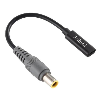USB-C to 7.9 x 5.5mm Charger Cable for Device Charging, 17.5cm compact adapter cable for phone or tablet charging