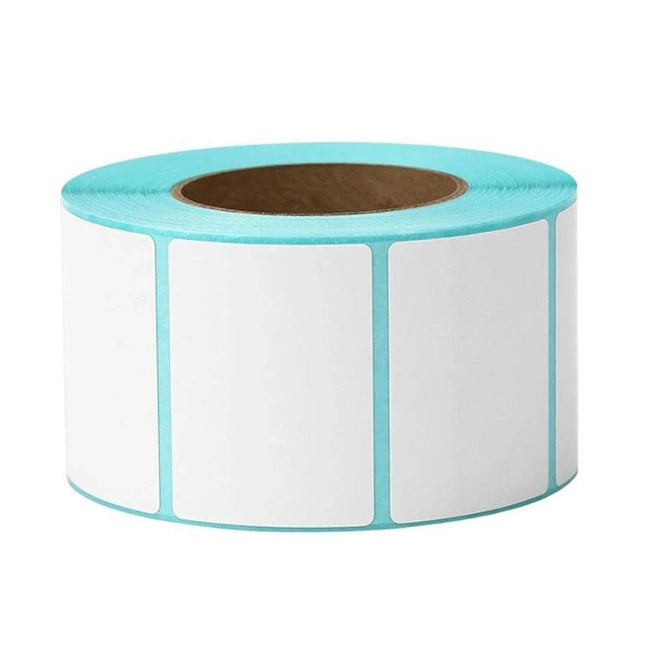 80mm x 40mm Self-Adhesive Thermal Labels for Barcode Use roll of blank white labels for shipping and inventory management