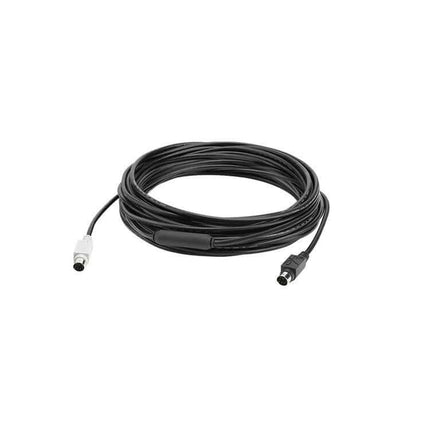Logitech 10-Meter DIN Port Extension Cable for Speakers and Microphone – black 10m DIN extension cable for speakers and mic