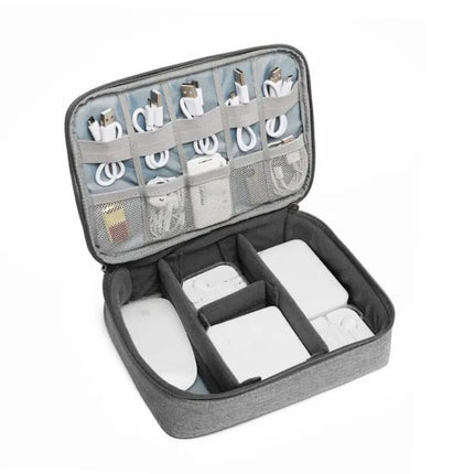 Storage Bag for Headphones, Cables, Chargers and More - 23x16x7cm