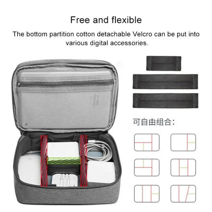 Storage Bag for Headphones, Cables, Chargers and More - 23x16x7cm