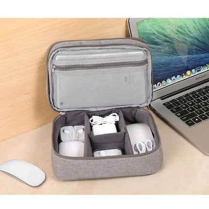 Storage Bag for Headphones, Cables, Chargers and More - 23x16x7cm