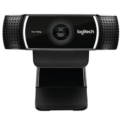 Cámara web Logitech C922 HD 1080P con enfoque automático y 2 micrófonos omnidireccionales