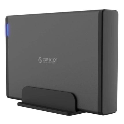 ORICO 8TB USB-C HDD Enclosure for Portable Data Storage vertical aluminum 3.5-inch SATA external HDD for backups and file transfers