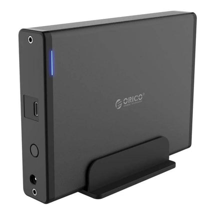 ORICO 8TB USB-C HDD Enclosure for Portable Data Storage vertical aluminum alloy 3.5-inch SATA external hard drive dock