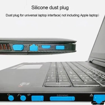 Universal 13-in-1 Silicone Anti-Dust Plugs for Laptop Protection