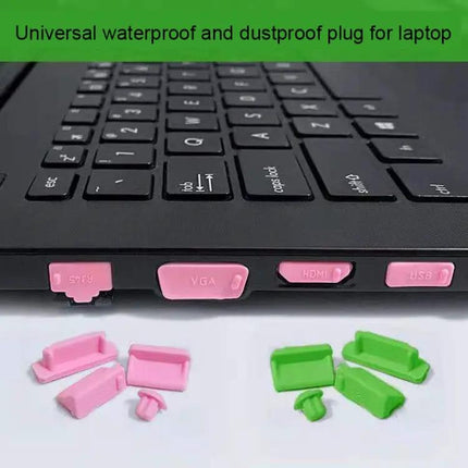 Universal 13-in-1 Silicone Anti-Dust Plugs for Laptop Protection