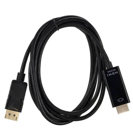 4K DisplayPort to HDMI Converter Cable for Video Connections connecting laptop DisplayPort to HDMI monitor or TV for 4K audio-video