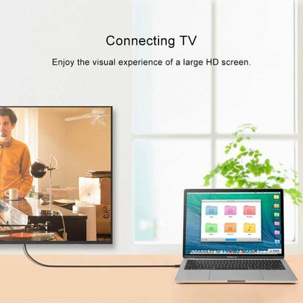 1.8m DP to VGA Converter Cable for Computer Connections connecting laptop to TV for HD display mirroring in home office or classroom