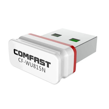 COMFAST Plug and Play Mini Wireless USB WiFi Adapter compact white nano USB WiFi dongle for travel and portable hotspot sharing