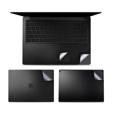 Protective Film and Sticker Set for Microsoft Surface Laptop 3, 13.5 Inch applied to keyboard deck and top cover for scratch protection