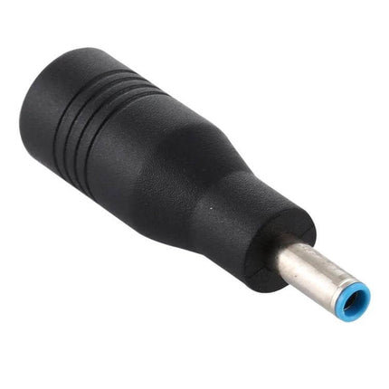 HP Compatible Female to Male Power Adapter Connector for Devices black plug adapter for HP laptops, travel and home office use