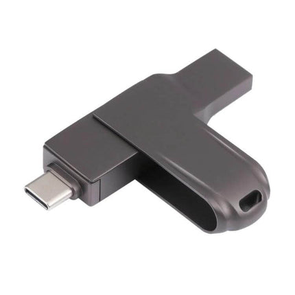 Compact USB-C to USB 3.0 Card Reader for Easy File Transfer in zinc alloy, compact USB-C SD and microSD card reader for photographers and travelers