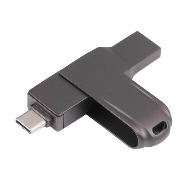 Compact USB-C to USB 3.0 Card Reader for Easy File Transfer in zinc alloy, compact USB-C SD and microSD card reader for photographers and travelers