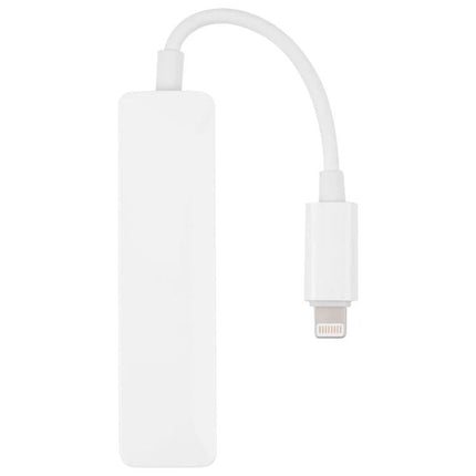 Compact Card Reader for Daily File Transfers from Memory Cards to Devices - white plug-and-play SD to smartphone adapter