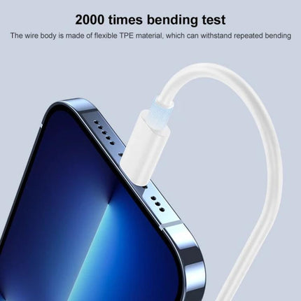 Compact Card Reader for Daily File Transfers from Memory Cards to Devices showing a flexible, bend-tested connector plugged into a smartphone for on-the-go transfers