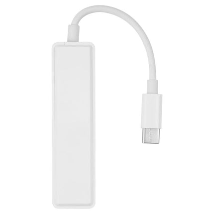 Compact Card Reader for Everyday File Transfers - white USB-C plug-and-play SD/TF card reader for phones and laptops