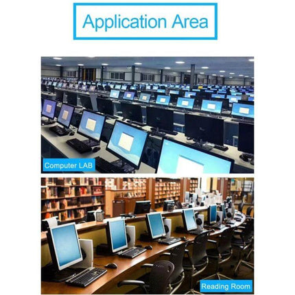 Zero Client R1 Mini PC for Secure Remote Desktop Use in a computer lab and library reading room for remote secure access