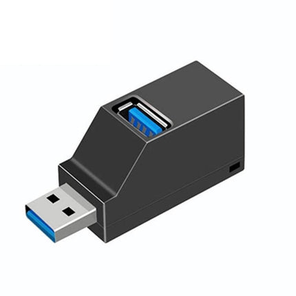 Portable USB Hub with Lanyard for Laptop and Desktop Connectivity - compact 4-port USB hub for keyboards, mice, external drives, travel-ready