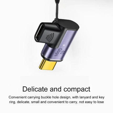 Magnetic Elbow Adapter for Everyday Device Charging and Transfers - compact Type-C magnetic elbow for secure charging and data transfer